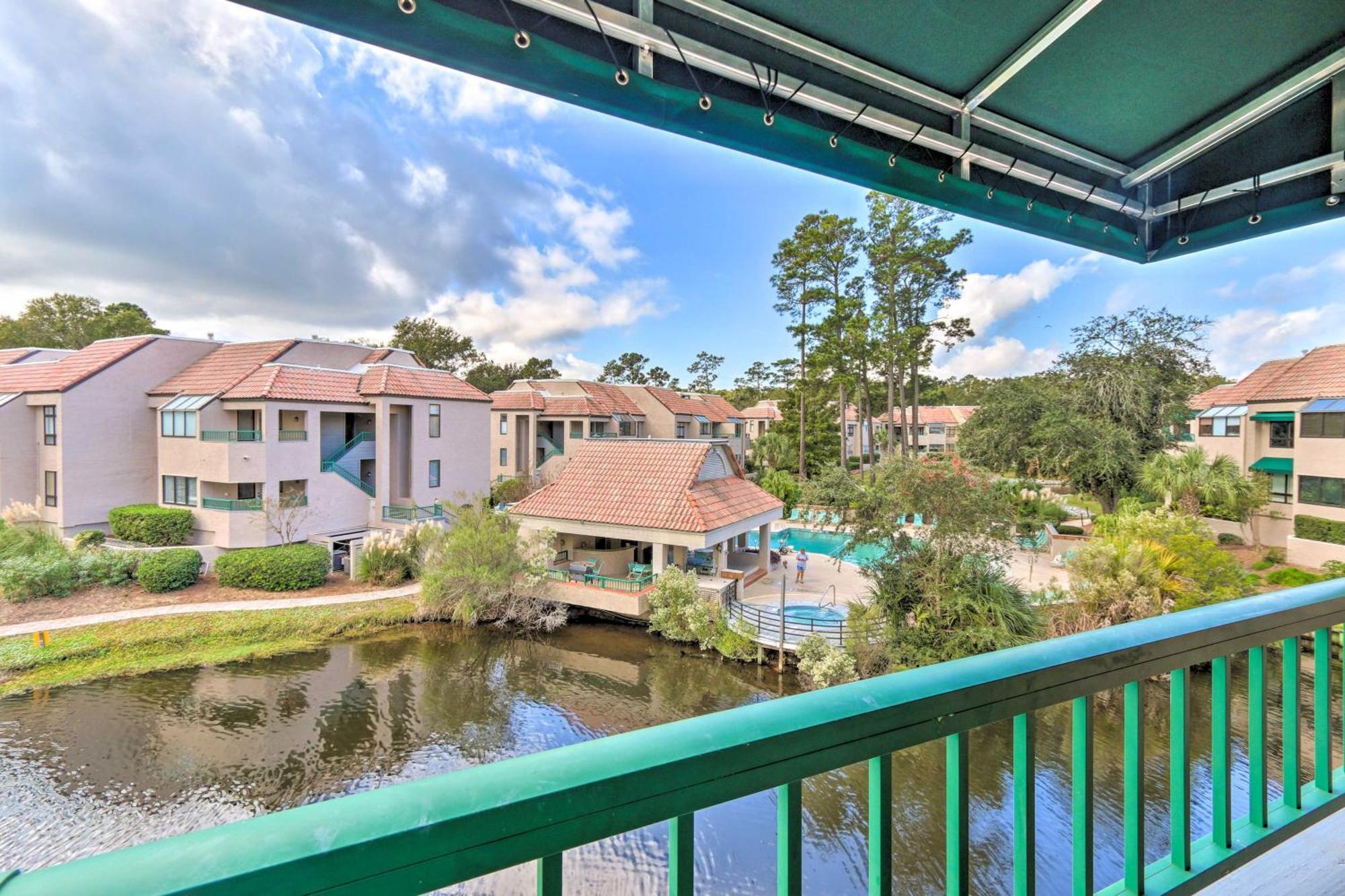 2 Mi To Beach Dog-Friendly Hilton Head Condo! Pulau Hilton Head Luaran gambar